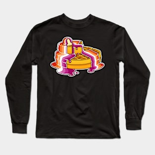 Lesbian Pride Waffles LGBT Long Sleeve T-Shirt